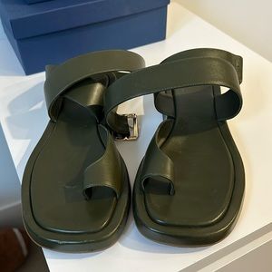 Gia Borghini RHW toe ring wrap sandal